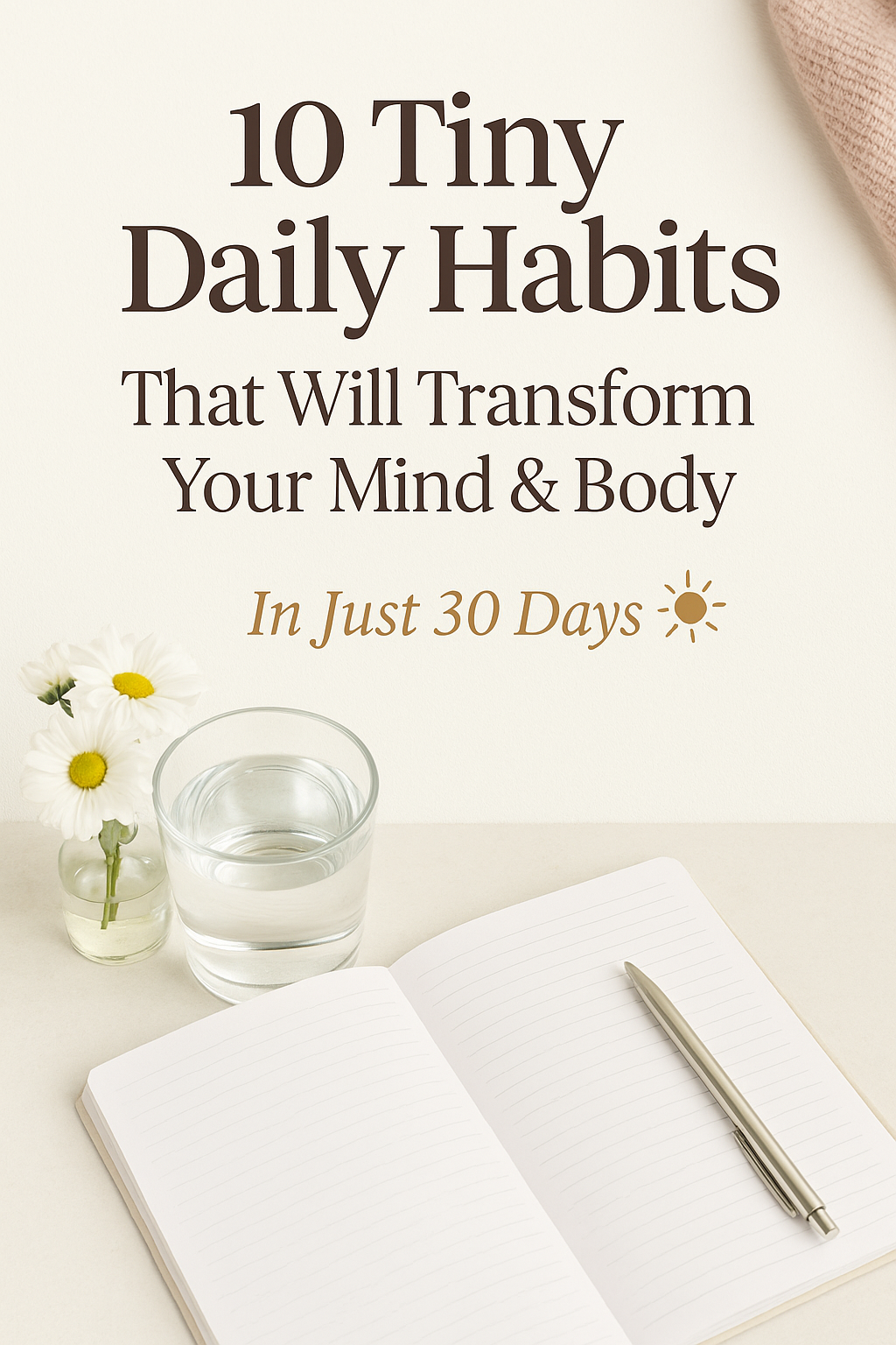10 Tiny Daily Habits That Will Transform Your Mind and Body in 30 Days